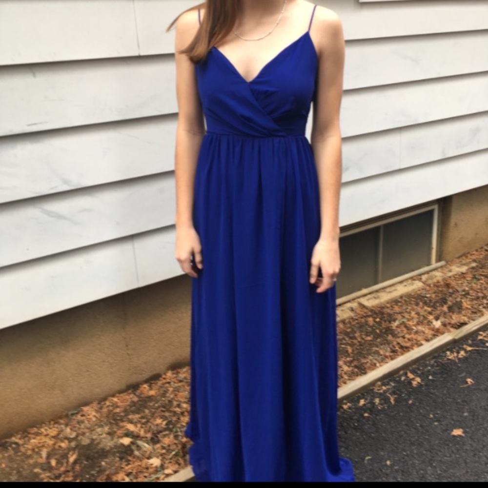 Blue formal dress